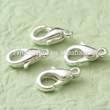 bright silver finish 9mm x 5mm lobster clasp
