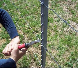 Powder Painted Studded T Post