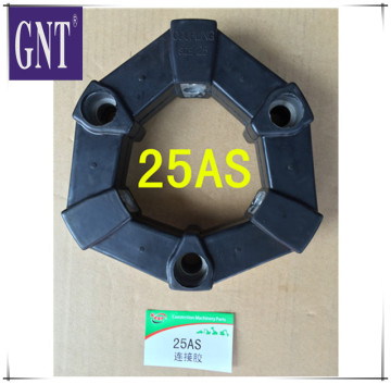 excavator parts SH60 R60-5 R60-7 EX55 engine 25AS rubber coupling assy