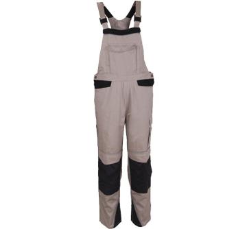 Wit met zwarte Bib-broek