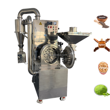 100 Mesh Grinding Machine for Processing DZJX Dry Stevia, Ginger, Garlic, Coffee, Almond Flour, Cocoa, and Charcoal to Powder