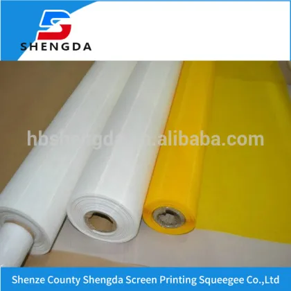 Shengda screen printing mesh made in china(yellow and white mesh 6T-165T)