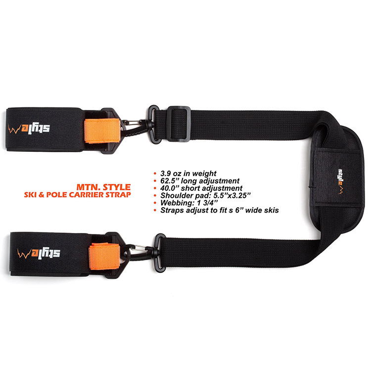 I-Ski Strap Carrier I-Snowboard Beer Fixing Belt