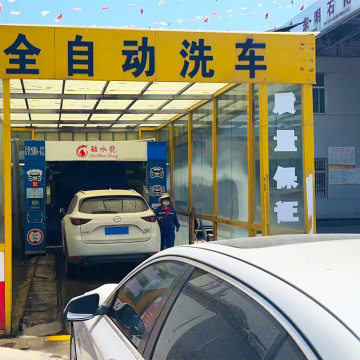 Britain gas station unattended car washing machine business model