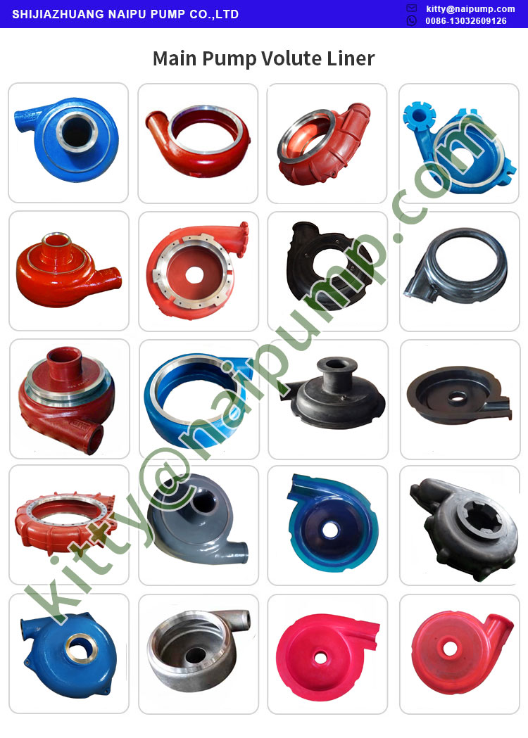 F6110A05 Slurry Pump Volute Liner for 8/6E Pump