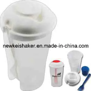 Fresh Salad Shaker Cups with Salad Dressing Shaker Fork