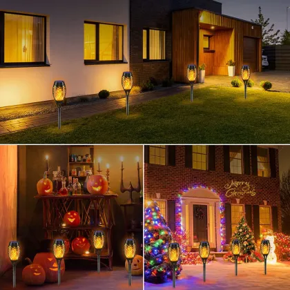 Flame & Meadow Solar Garden Lights