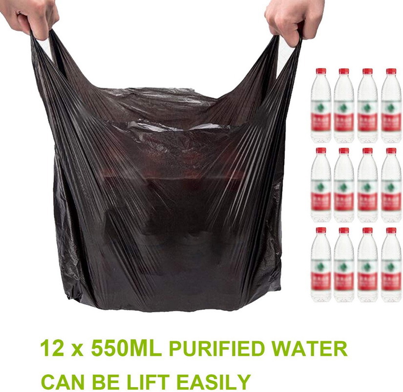 Wholesale Custom High Density Reusable Grocery Plastic Shopping Bags for Food