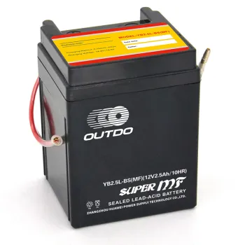 YB2.5L-BS Regulated Activated Lead Acid Motorcycle Battery