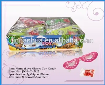 love glasses toy candy