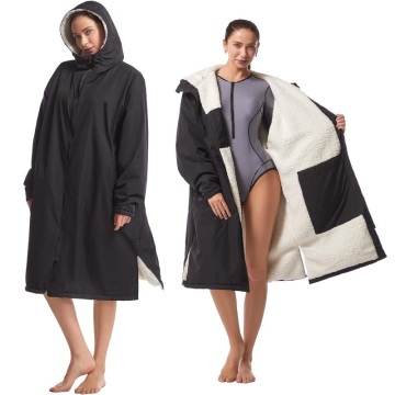 custom waterproof swim parka changing robe