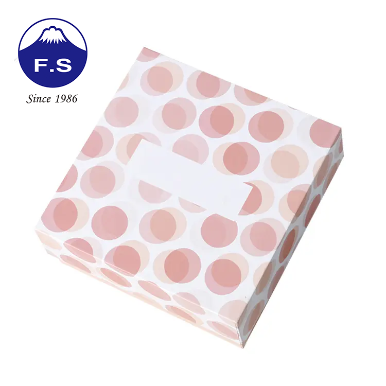 High Quality Elegant Design Pink Color Lid And Bottom Gift Box