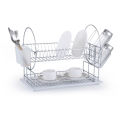 2 tier chrome plated dish rack