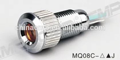 Diameter 8mm Malfunction Indicator Light,Led Pilot Light Indicator