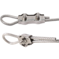 304 Stainless Steel Simplex Rope Clips Cable Clamps