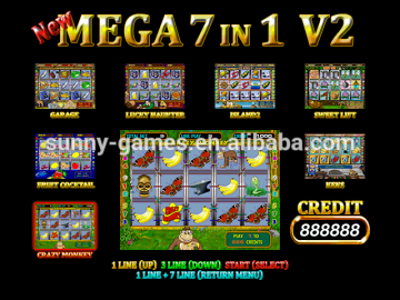 New Mega 7 in 1 V2 Slot game board