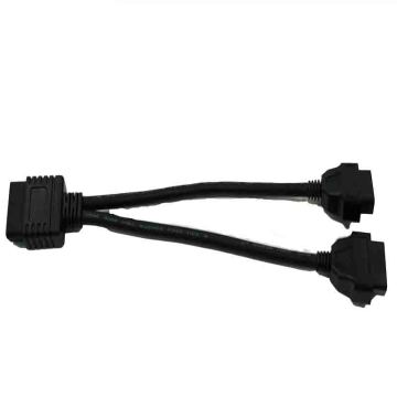 OBDII 16P-Stecker für zwei Anschlüsse
