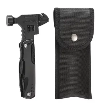 Design Camping Outdoor Packing Hiking Multi Function Combination Tool Pliers Screwdriver Knife Hammer