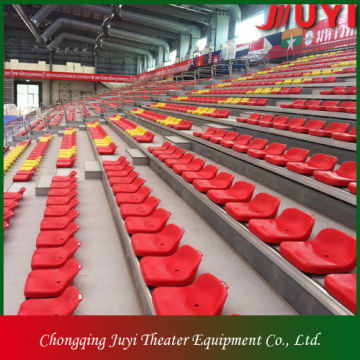 JY-706 basketballs sports games chair Telescopic Bleacher Retractable Bleacher