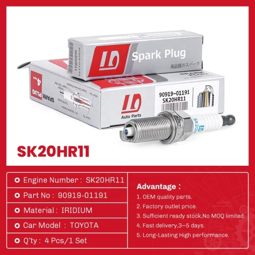 قطع غيار السيارات إيريديوم سبارك بلج Sk20hr11 لتويوتا