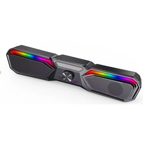 Gaming sound bar with rgb light