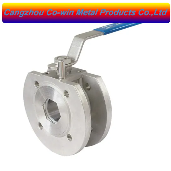 Silicon Sol Casting 1PC Flanged Ball Valves