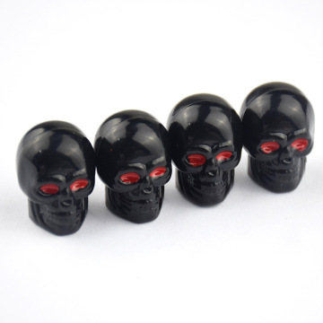 Skull Style Shape Tires Valve Stem Caps