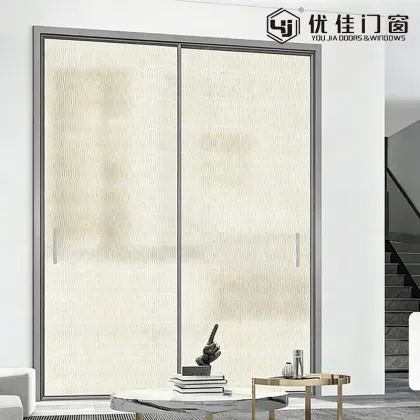 BMW Gray Wired Glass Sliding Door