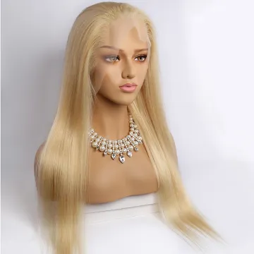 Blonde 613 Straight lace frontal wig, wholesale 613 blonde wig 613 virgin human hair lace frontal wig human hair