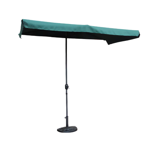 Стильный настенный зонтик от солнца на террасе для открытых пространств