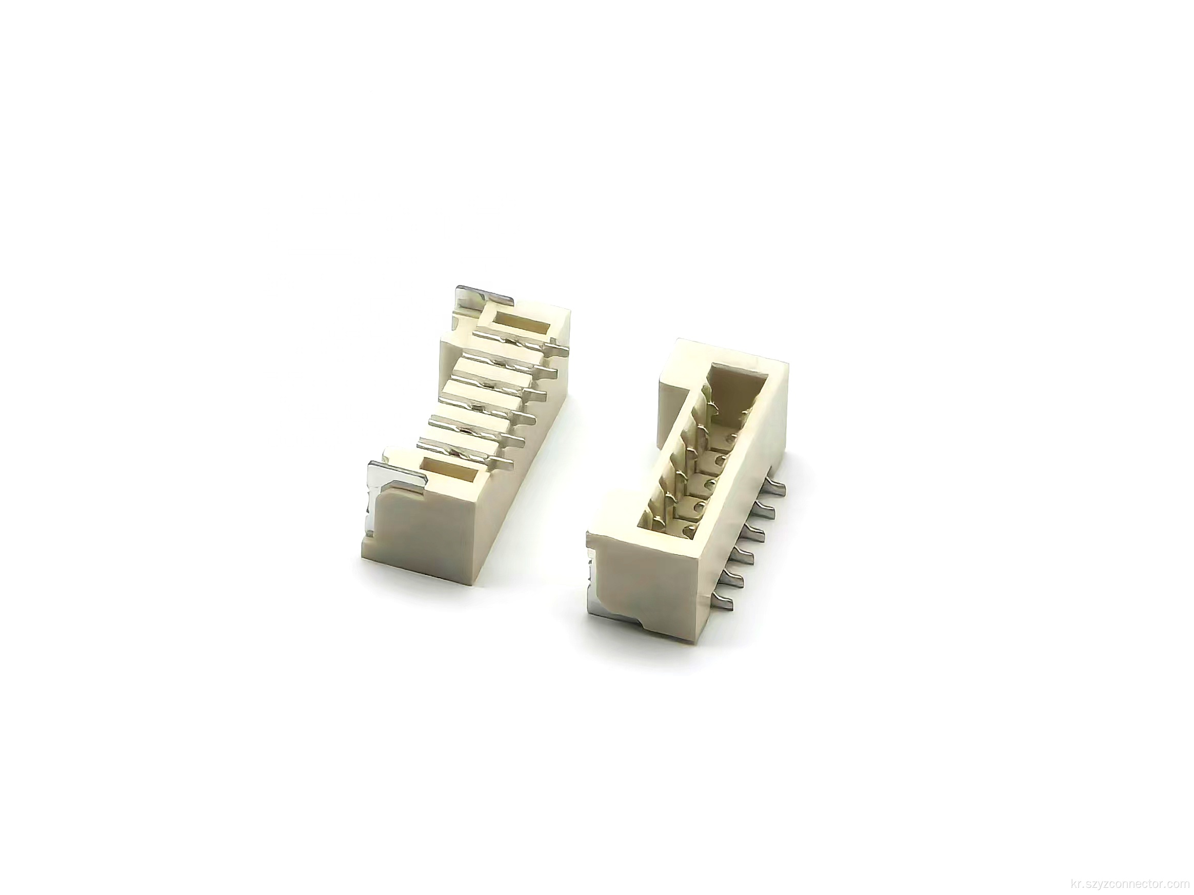 1.25mm 웨이퍼 수직 SMT LED 커넥터 6P
