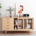 Wood Sideboard with Four Drawers