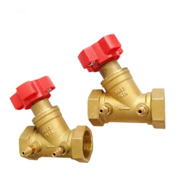 Brass Female Thread Digital Lockable Static Balance Valve
