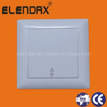Interruptor de pared eléctrico empotrado de estilo europeo (F6005)
