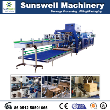 Semi-Automatic Mineral Water Bottle Packing Machine From 500bph-3000bph