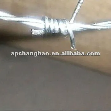 bright surface galvanized barbed wire