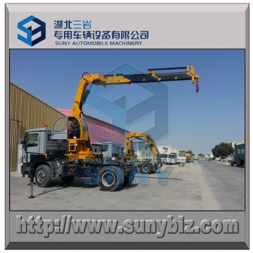 Articulated knuckle boom truck crane 16 T folding arm lorry crane SQ16ZA4