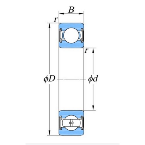 带密封圈单列深沟球轴承