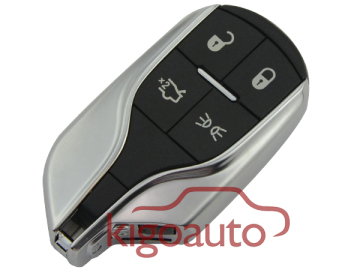 Keyless remote shell 4 button M3N7393490 for Maserati Quattroporte Smart key case