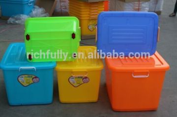 Plastic food storage container, small box plastic with lid