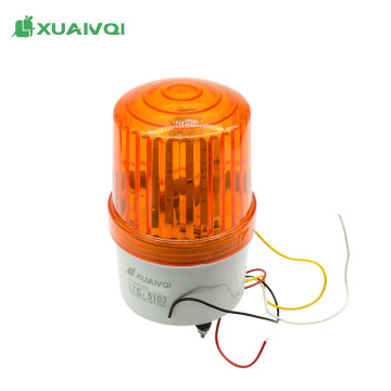 220V Waterproof LED Stroboscopic Multi-function Red Flashing Warning Light