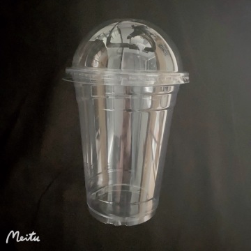 transparent disposable PLA Plastic cup