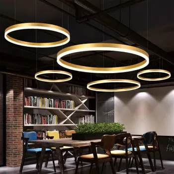 Modern Acrylic LED Chandelier for Dining Room and Hotels