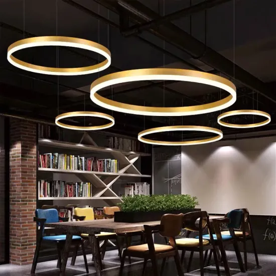 Modern Acrylic LED Chandelier for Dining Room and Hotels