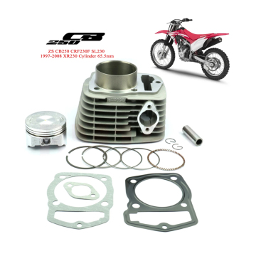 Kit de pistón del cilindro del motor de motocicleta para ZS CB250, CRF230F, SL230, XR230 (1997-2008), 65.5 mm