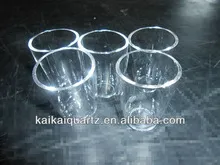 clear silica quartz crucible