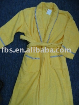 100% cotton bathrobe