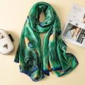 Imitation silke scarf sun block strandhandduk