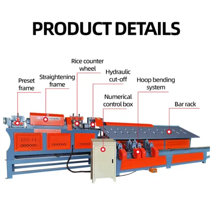 CNC Hydraulic Rebar Bending and Cutting Machine