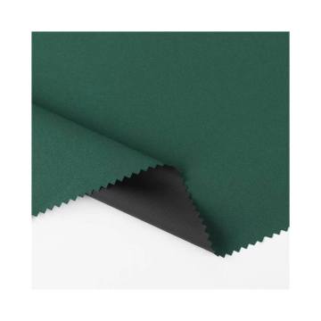 Polyester Spandex Twill Mechanical Black PU C6 DWR MVT Dry Soft Lightweight Fabric